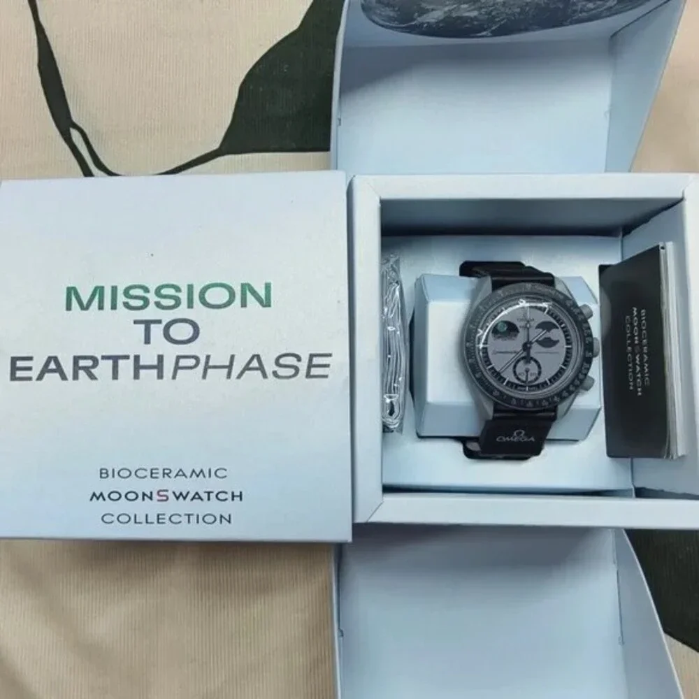 Swatch x Omega Moonswatch Mission To Earthphase Watch